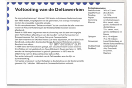 Nederland NVPH M41 (PZM41) Postfris Postzegelmapje Voltooiing Deltawerken 1986