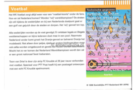 Nederland NVPH M188 (PZM188) Postfris Postzegelmapje Voetbal F.C. Knudde 1998