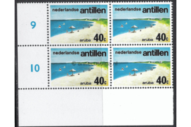 Nederlandse Antillen NVPH 518 Postfris (40 cent) (Blokje van vier) HOEKSTUK Bevordering toerisme 1976