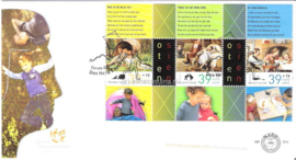 Nederland NVPH E514 Onbeschreven 1e Dag-enveloppe Blokken zomerzegels op 2 enveloppen 2005