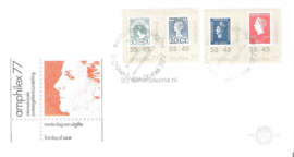 Nederland NVPH E159 Onbeschreven 1e Dag-enveloppe Amphilex '77 1977