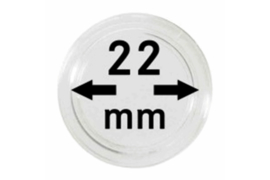 Hagelnieuw & Afgeprijsd! Lindner Muntcapsules 22 mm per 10 Stuks (Lindner 2250022P)
