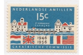 Nederlandse Antillen NVPH 257 Postfris 10 jaar Caraibische Commissie 1956