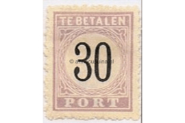 NVPH P6 Postfris (30 cent) Cijfer in zwart 1886-1888