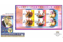 Nederland NVPH E416a Onbeschreven 1e Dag-enveloppe Blok Ouderenzegels 2000