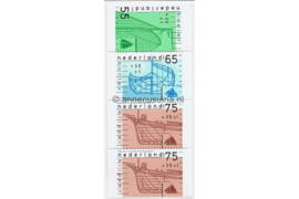 Nederland NVPH 1427a-1427d Postfris Twee of drie zijden ongetand, afkomstig uit boekje (PB39) Zomerzegels 1989