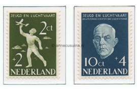 Nederland NVPH 647-648 Postfris Nationaal Luchtvaartfonds 1954