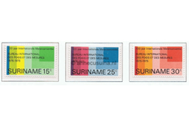 Suriname NVPH 646-648 Postfris 100 jaar Meterconventie 1975