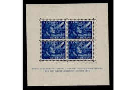 Nederland NVPH V403 (voorheen 403B) Postfris Velletje Legioenzegels met 4 zegels van 12 1/2 + 87 1/2 cent 1942