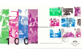 Nederland NVPH E650 Onbeschreven 1e Dag-enveloppe 100 jaar Nederlands Openluchtmuseum op 2 enveloppen 2012