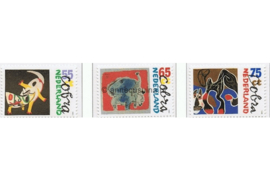 Nederland NVPH 1408-1410 Postfris (Zonder aanhangsel) Moderne kunst, Cobra beweging 1988