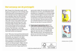 Nederland NVPH M465b (PZM465b) Postfris Postzegelmapje 125 jaar Carré 2012