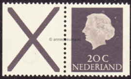 Nederland NVPH C34 Postfris links en rechts ongetand (X+20)
