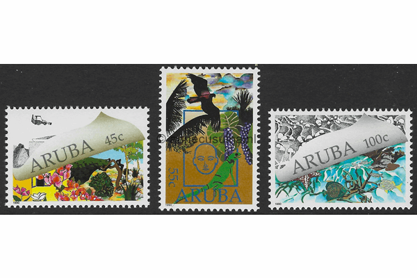 Aruba NVPH 70-72 Postfris Natuur en Milieu 1990