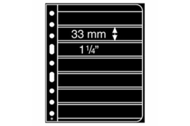 Hagelnieuw & Afgeprijsd! Leuchtturm Bladen Vario 7S (7 Stroken/Zwart) (PER 5 STUKS)  (Leuchtturm/Lighthouse 312882-MAR1)