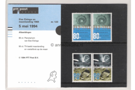 Nederland NVPH M123 (PZM123) Postfris Postzegelmapje Gecombineerde uitgifte 1994