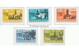 Nederland NVPH 842-846 Postfris Zomerzegels, steden en dorpen 1965