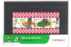 Nederland NVPH M233 (PZM233) Postfris Postzegelmapje Blok Strippostzegel (Sjors & Sjimmie) 2000