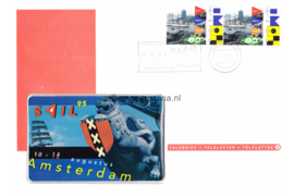 Nederland TB001 Telebrief 1 Sail Amsterdam 1995