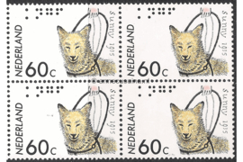 Nederland NVPH 1321 Postfris (60 cent) (Blokje van vier) 50 jaar Geleidehondenfonds (KNGF) 1985