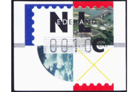 SPECIALITEIT! Nederland NVPH AU31 Postfris MET RUGNUMMER 0455A (10 cent) Frama-strook, Voordrukzegel voor automaten 1996