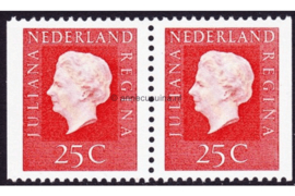 Zegels uit automaatboekjes 1969-1976, Zonder watermerk, Paren,Links en rechts ongetand (DAVO-S-ZAU-12)