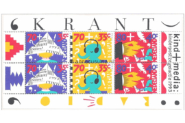 Nederland NVPH 1578 Gestempeld Blok Kinderzegels 1993