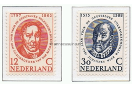 Nederland NVPH 743-744 Postfris Internationaal jaar Geestelijke Volksgezondheid 1960