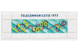 Nederlandse Antillen NVPH 478 Postfris Blok Telecommunicatie 1973