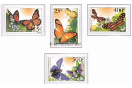 Nederlandse Antillen NVPH 1386-1389 Postfris Vlinders 2002