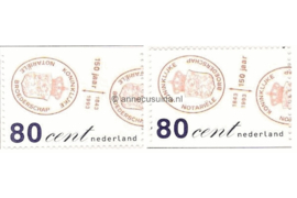 Nederland NVPH 1551-1552 Postfris 150 jaar Notariele Broederschap 1993