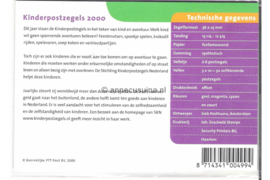 Nederland NVPH M237 (PZM237) Postfris Postzegelmapje Blok Kinderzegels 2000