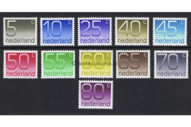 Nederland NVPH 1108-1118 Postfris Cijferserie (Crouwel zegels) 1976