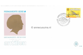 Nederlandse Antillen (Postdienst) NVPH E189 (E189PO) Onbeschreven 1e Dag-enveloppe Standaardserie 1986