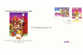 Nederlandse Antillen NVPH E332 Onbeschreven 1e Dag-enveloppe Decemberzegels 2001