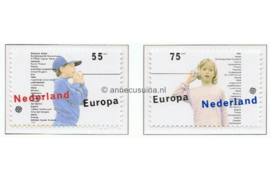 Nederland NVPH 1428-1429 Postfris Europa, kinderspelen 1989