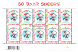Nederland NVPH V2777 Postfris Velletje 60 jaar Snoopy, Decemberzegels 2010