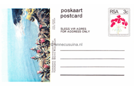 Zuid-Afrika Onbeschreven Poskaart / Postcard Tsitsikama Stormsriviermond / Tsisikama Storms River Mouth in plastic beschermhoesje