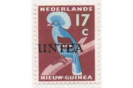 West-Nieuw-Guinea (UNTEA) NVPH 8 Postfris (17 cent) Overdrukken op postzegels van Nederlands Nieuw Guinea 1962
