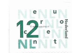 NVPH 2035a Postfris (12 cent) Bijplakzegels in euro 2001