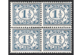 NVPH 71 Postfris (1 1/2 cent) (Blokje van vier) Cijfer 1913-1931