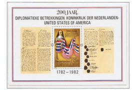 Nederlandse Antillen NVPH 715 Postfris Blok 200 jaar betrekkingen Nederland-U.S.A.