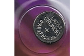 GRUNDIG AG5 | 393 | LR754 / 60 mAh Knoopcel Batterij  (per stuk)