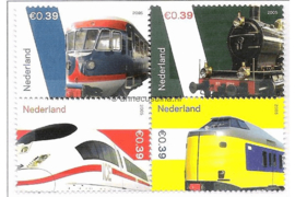 Nederland NVPH 2366-2369 Gestempeld (Als blok zonder tabs) Treinen 2005