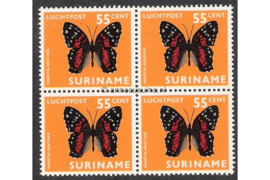 NVPH LP55 Postfris (55 ct) (Blokje van vier) Vlinders 1972