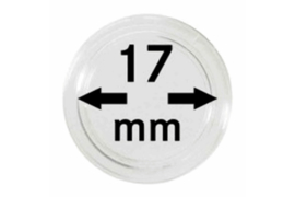 Hagelnieuw & Afgeprijsd! Lindner Muntcapsules 17 mm per 10 Stuks (Lindner 2250017P)