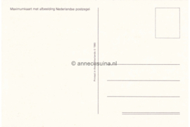 Nederland Onbeschreven Maximumkaart zonder postzegel met afbeelding zegel nummer NVPH 873