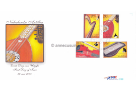 Nederlandse Antillen NVPH E360 Onbeschreven 1e Dag-enveloppe Muziek 2004