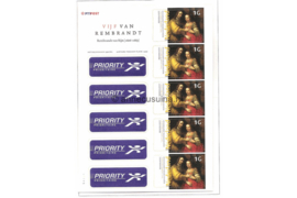 Nederland NVPH V1836 Gestempeld Velletje Vijf van Rembrandt 1999