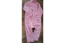 Pyjama roze flanel met witte ijssterren